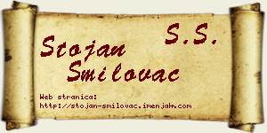 Stojan Smilovac vizit kartica